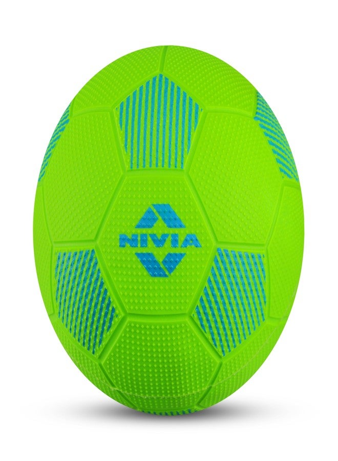 Nivia Home Play Football for Kids, Soft & Lightweight Toy Ball, Safe for Indoor Play, Size - 3 (F.Green), Pack of 1 - Image 1